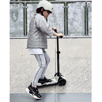 Trotineta copii pliabila, reglabila, roti luminoase, Highwaykick 5 Led Ash, 5 ani +, pana la 80 kg, Scoot Ride