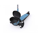 Trotineta copii pliabila cu roti luminoase, suport jucarie, Highwaykick 2 Lifestyle Steel Reflectorizant, 2 ani +, pana la 50 kg, Scoot Ride