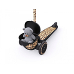 Trotineta copii pliabila, suport jucarie, Highwaykick 2 Lifestyle Leopard, 2 ani +, pana la 50 kg, Scoot Ride