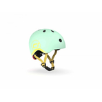 Casca de protectie pentru copii, sistem de reglare magnetic cu led, XXS-S, 45-51 cm, 1 an+, Kiwi, Scoot Ride