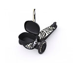 Trotineta copii pliabila, suport jucarie, Highwaykick 2 Lifestyle Zebra, 2 ani +, pana la 50 kg, Scoot Ride