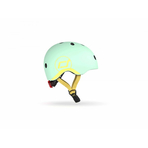Casca de protectie pentru copii, sistem de reglare magnetic cu led, XXS-S, 45-51 cm, 1 an+, Kiwi, Scoot Ride