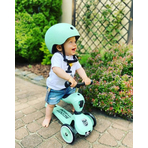 Casca de protectie pentru copii, sistem de reglare magnetic cu led, S-M, 51-55 cm, 3 ani+, Kiwi, Scoot Ride