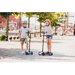 Trotineta copii pliabila, reglabila, roti luminoase, Highwaykick 5 Led Peach, 5 ani +, pana la 80 kg, Scoot Ride