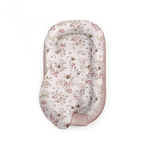 Suport de dormit Babynest Premium Bumbac si Catifea Cherry Soft Pink by BabySteps, 70x35 cm
