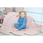 Covoras de joaca termic Frunza Pure Salvia 150x105x5cm, pliabil, bumbac 100% si umplutura antialergica BabySoft , protectie impotriva loviturilor