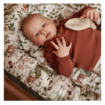 Suport de dormit Babynest Premium Bumbac si Catifea Cherry Soft Pink by BabySteps, 70x35 cm