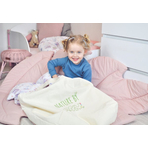 Covoras de joaca termic Frunza Pure Salvia 150x105x5cm, pliabil, bumbac 100% si umplutura antialergica BabySoft , protectie impotriva loviturilor