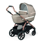 Carucior 3 in 1 Peg Perego Book, Lounge,  0 - 22 kg, Mon Amour, Bej / Roz