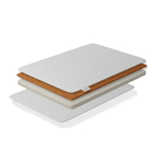 Saltea pentru copii, Cocos Spuma T18 cu husa detasabila bumbac, 140x70x10 Cm