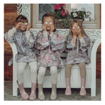 Pelerina de Ploaie pentru Copii, Poncho pentru ploaie 1,5-8 ani Peony Dreamland