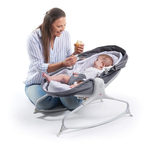 Sezlong 3 in 1 Tiny Love Cozy Rocker Napper, 0 luni plus, Gri cu Alb