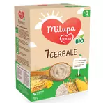 Cereale Milupa 7 Cereale BIO , 250 g, de la 8 luni