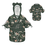 Pelerina de Ploaie pentru Copii, Poncho pentru ploaie 1,5-8 ani Animals Garden Dark