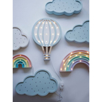 Lampa LITTLE LIGHTS Balon cu aer cald, Blue Sky