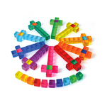 Set 100 cuburi acrilice luminoase, Bauspiel