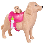 Papusa Simba Evi Love Dog Sitter 12 cm cu 4 figurine si accesorii