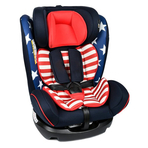 Scaun Auto Riola plus cu Isofix Crocodile Captain America 0 36 kg pozitie somn 135 grade