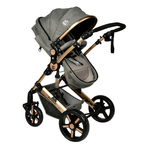 Carucior 2 in 1 reversibil X-2 Grey Gold 0 36 luni BUF BOOF