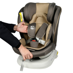 Scaun Auto Tweety Plus DELUXE BUF BOOF LightBrown cu Isofix rotativ 360 grade 0 36 kg