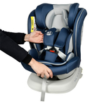 Scaun Auto Tweety Plus DELUXE BUF BOOF Indigo cu Isofix rotativ 360 grade 0 36 kg