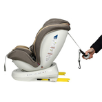 Scaun Auto Tweety Plus DELUXE BUF BOOF LightBrown cu Isofix rotativ 360 grade 0 36 kg