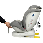 Scaun Auto Tweety Plus DELUXE BUF BOOF Light Grey cu Isofix rotativ 360 grade 0 36 kg
