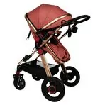 Carucior 2 in 1 reversibil S-18 BUF BOOF Linen Pink 0 36 luni