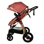 Carucior 2 in 1 reversibil S-18 BUF BOOF Linen Pink 0 36 luni