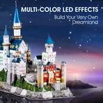 PUZZLE 3D LED CASTELUL NEUSCHWANSTEIN 128 PIESE