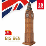 PUZZLE 3D BIG BEN (NIVEL MEDIU 44 PIESE)