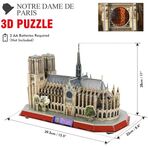 PUZZLE 3D LED NOTE DAME 149 PIESE