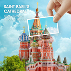 PUZZLE 3D LED CATEDRALA ST. BASIL 224 PIESE