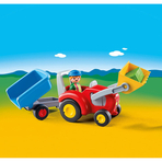Tractor Cu Remorca - Playmobil 1.2.3