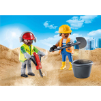 Set 2 figurine - Muncitori in constructii - Playmobil City Action