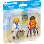 Set 2 figurine - Doctor si Pacient - Playmobil City Life