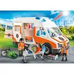 Ambulanta cu lumini intermitente - Playmobil City Life