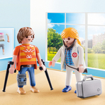 Set 2 figurine - Doctor si Pacient - Playmobil City Life