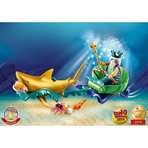 Regele Marii cu trasura cu trasura rechin - Playmobil Magic