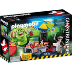 Slimmers si stand de hot dog - Playmobil Ghostbusters