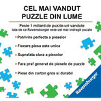 PUZZLE FAMILIE LUPI IARNA, 2000 PIESE