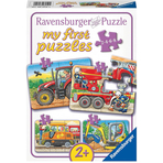 PRIMUL MEU PUZZLE UTILAJE AGRICOLE, 2/4/6/8 PIESE