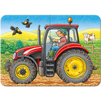 PRIMUL MEU PUZZLE UTILAJE AGRICOLE, 2/4/6/8 PIESE