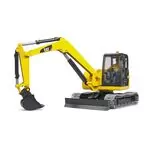 BRUDER - MINI EXCAVATOR CAT CU MUNCITOR