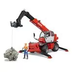 BRUDER - STIVUITOR TELESCOPIC CU ACCESORII MANITOU MRT 2150