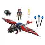 Cursa Dragonilor: Hiccup si Toothless - Playmobil Dragons
