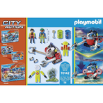 Expeditori subacvatici cu submarin cu clesti - Playmobil City Action