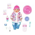 BABY born - Papusa interactiva cu hainute de iarna - 43 cm