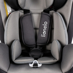 Lionelo - Scaun auto Bastiaan Pozitie de somn, Rotire 360 grade, 0-36 Kg, Cu Isofix si Centura Top Tether, Gri