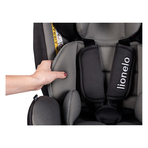 Lionelo - Scaun auto Bastiaan Pozitie de somn, Rotire 360 grade, 0-36 Kg, Cu Isofix si Centura Top Tether, Violet